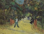 Entrance to thte Public Park in Arles (nn04) Vincent Van Gogh